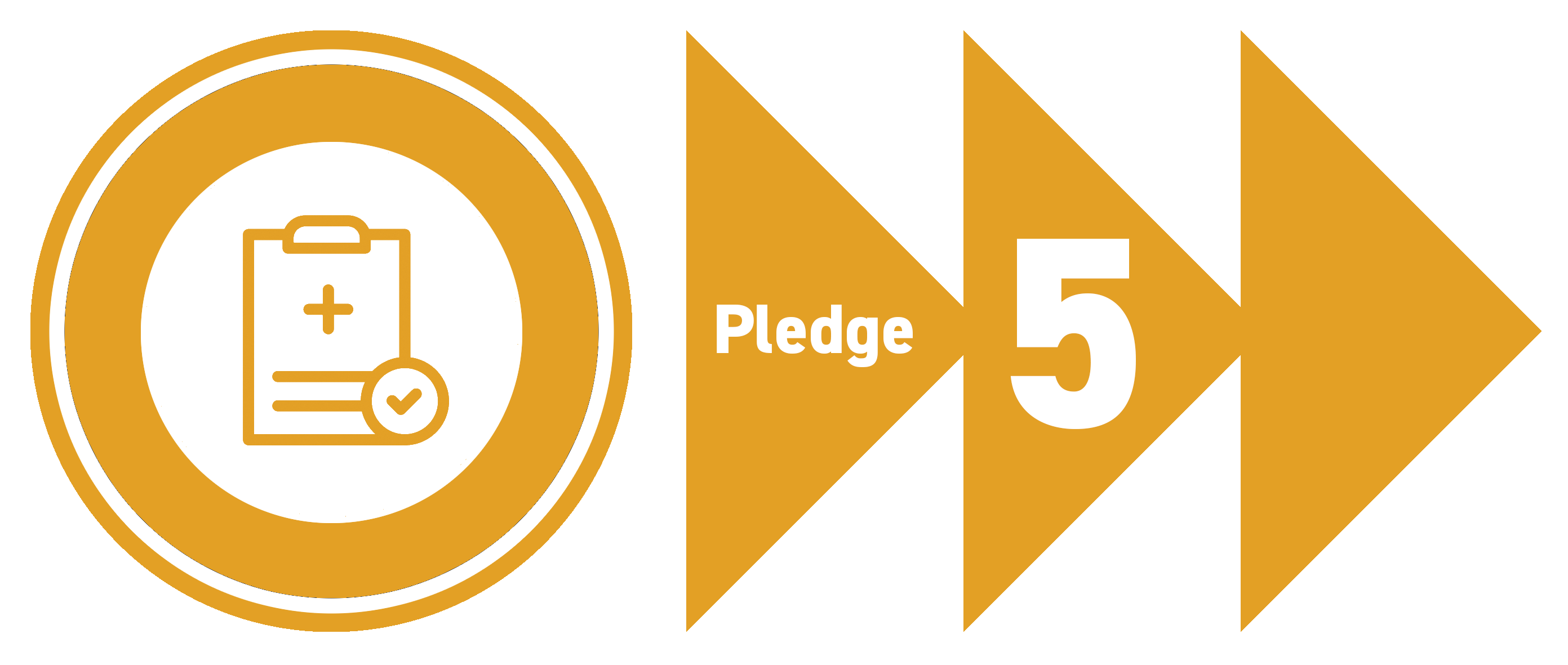 For The Long Run - Pledge 5 Yellow Icon 001a